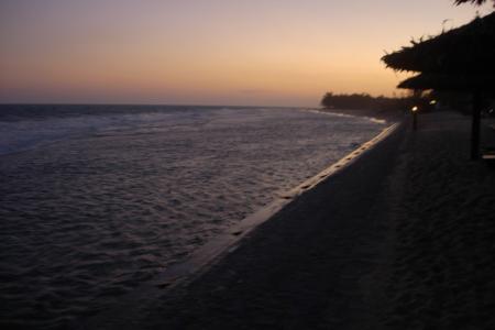 Sunset on the beach at Mui Ne